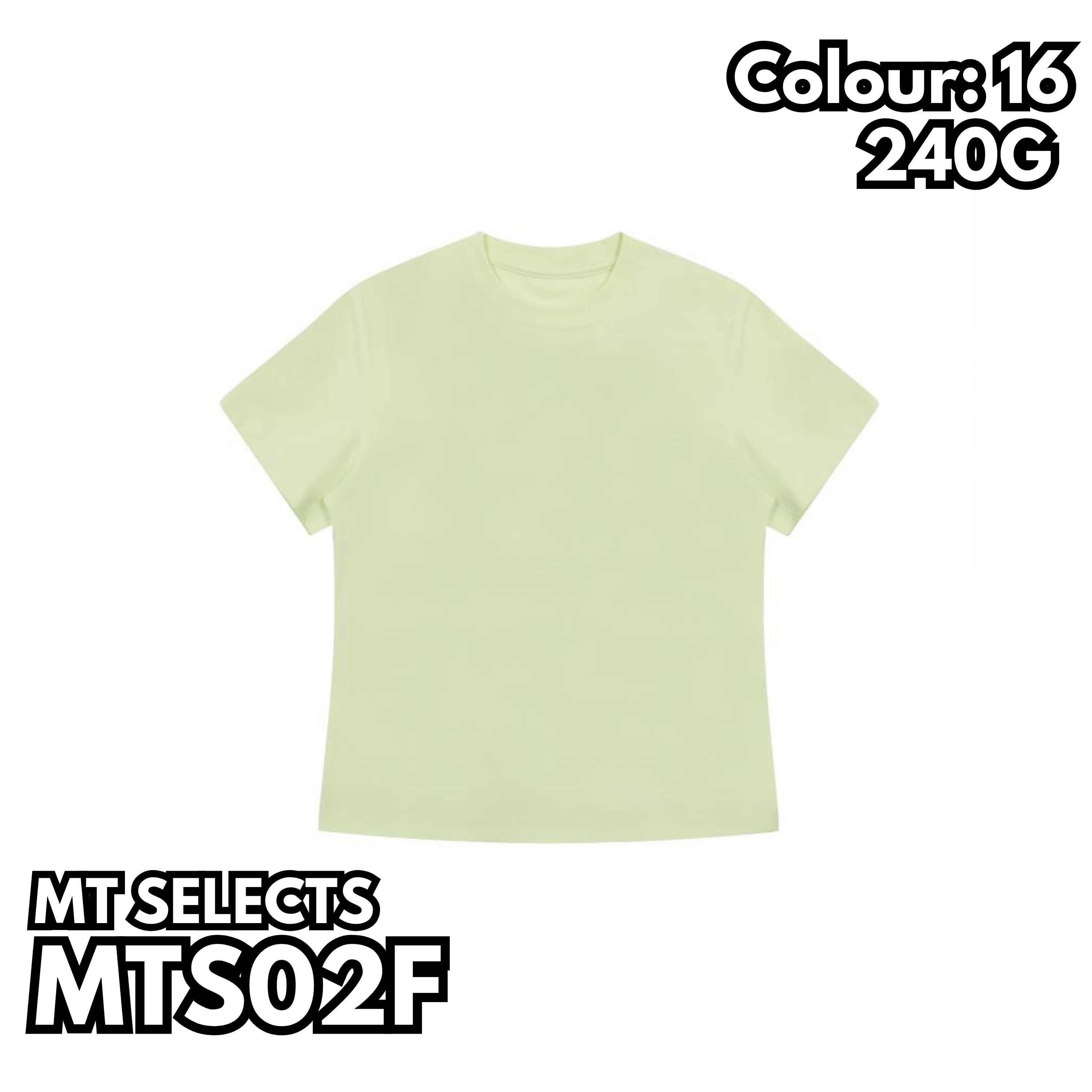 MTS02F 女裝重磅SORONA短袖TEE