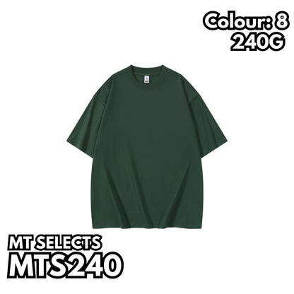 MTS240 重磅SORONA落肩短袖TEE