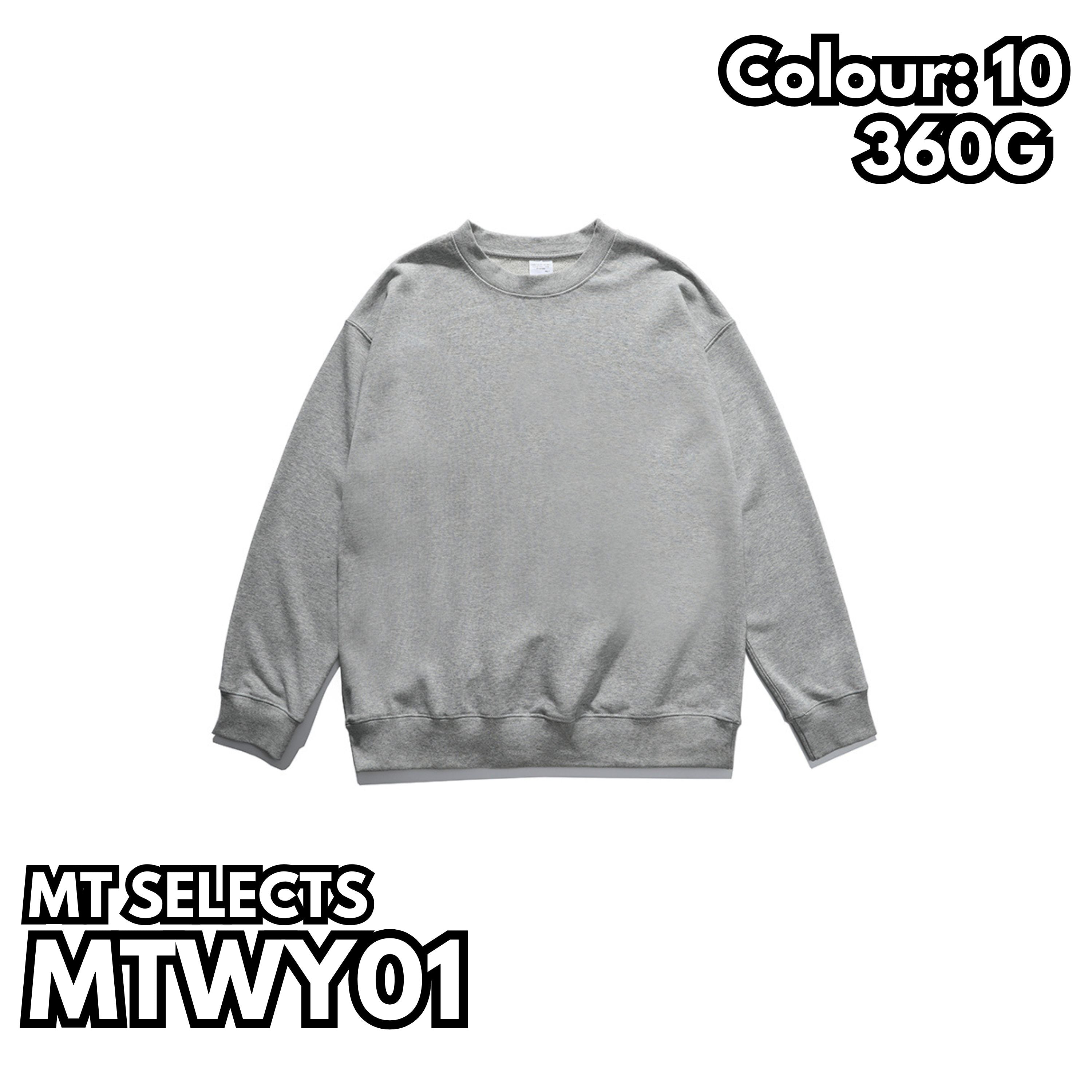 MTWY01 重磅毛圈落肩衛衣