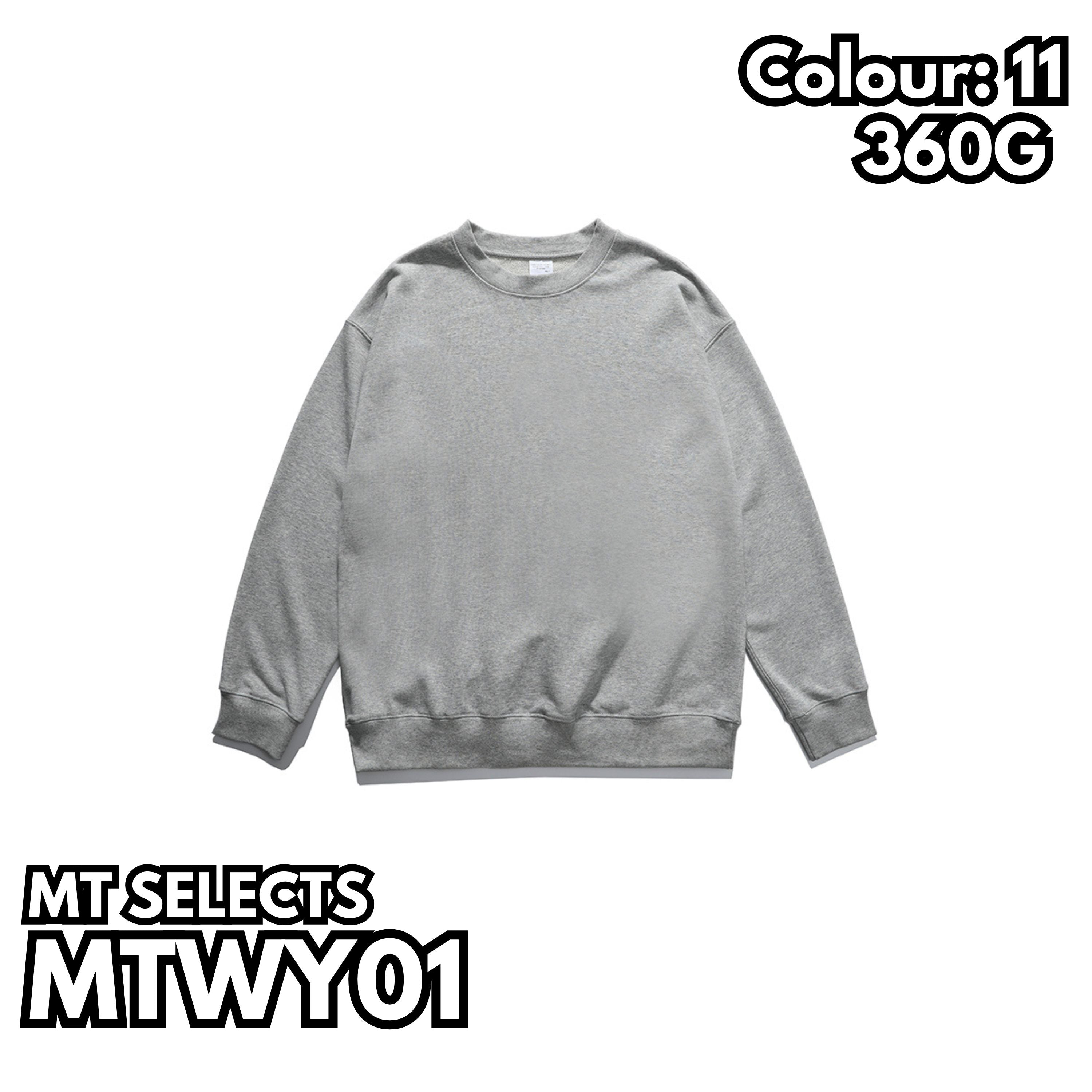 MTWY01 重磅毛圈落肩衛衣