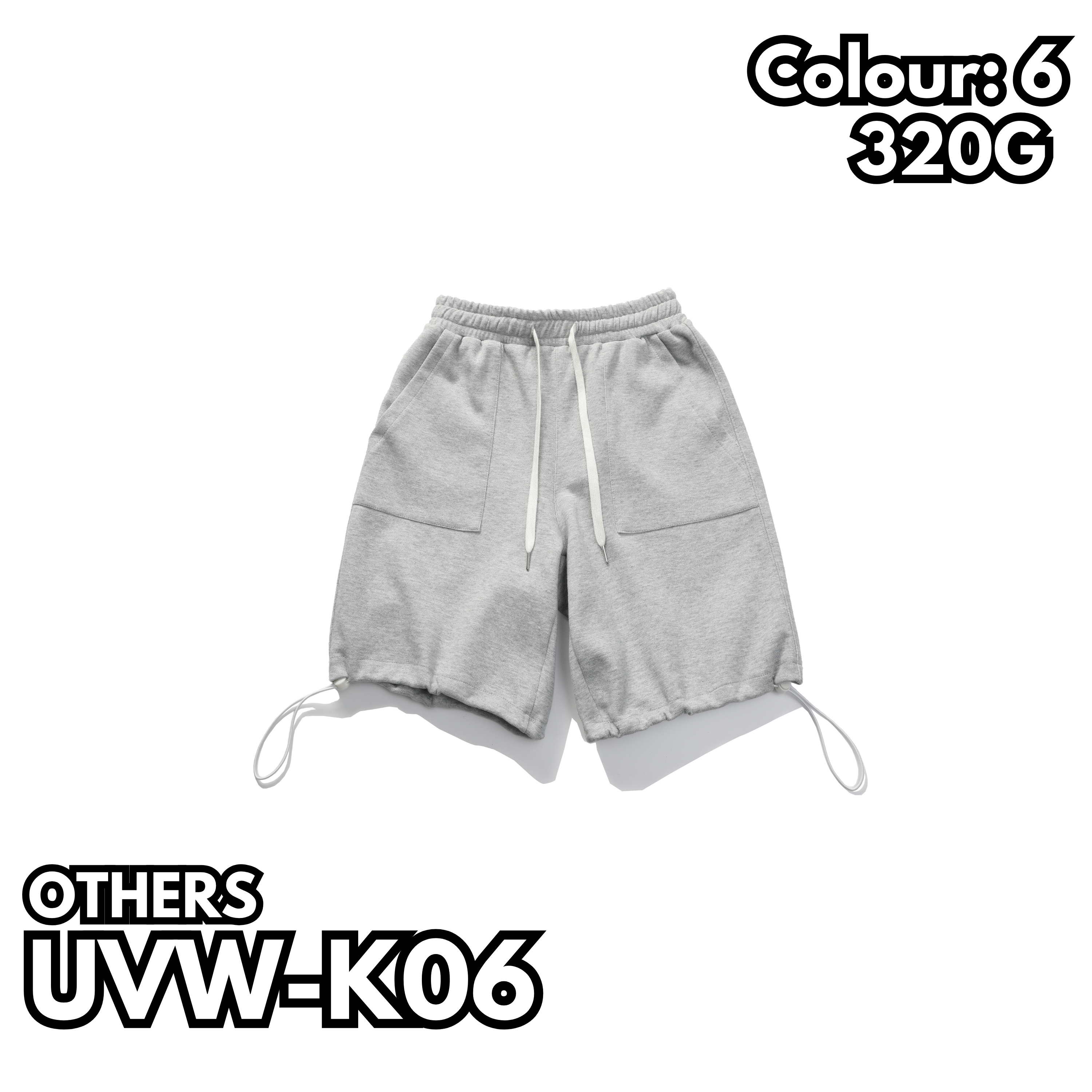 UVW-K06 320克珠地網眼布短褲