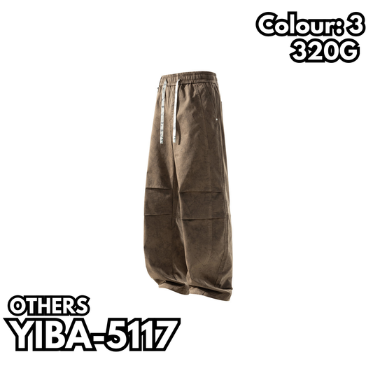 YIBA-5117 320克滌棉復古長褲