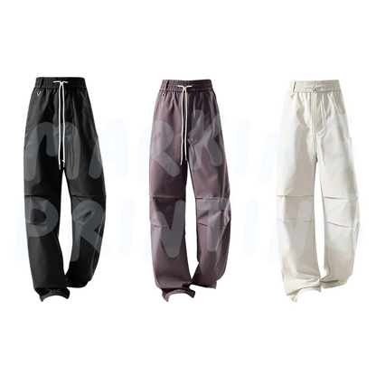 YIBA-5118 280g casual cropped trousers
