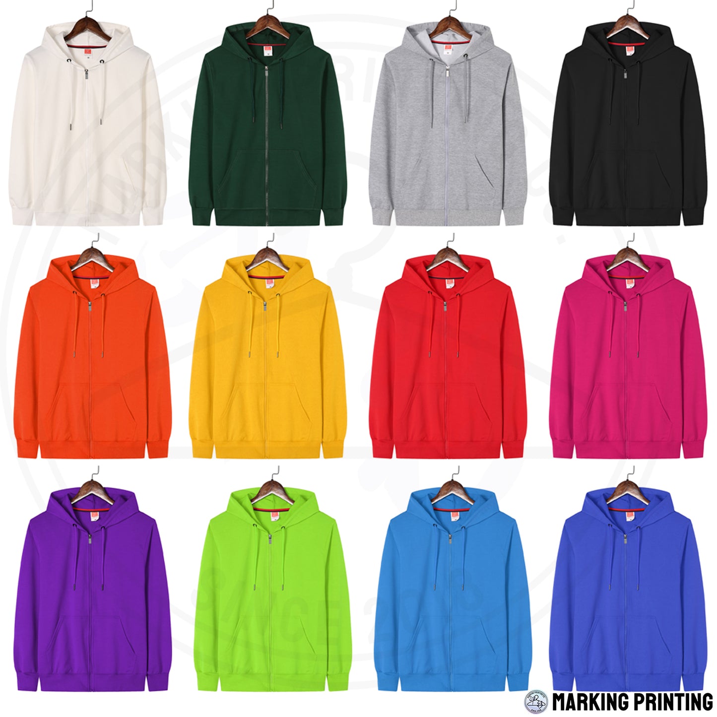 MT207 350ct Zip Hoodie